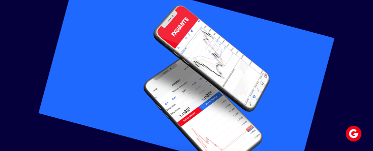 Mobile MT4 trading screens showing charts and market data, illustrating tools used by forex traders and a professional trader monitoring currency movements